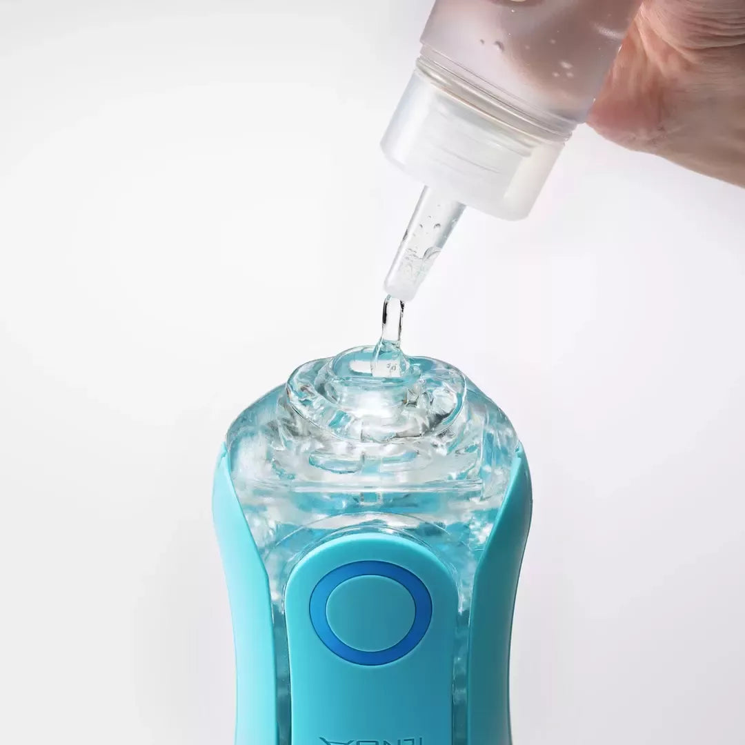 Tenga Flip Orb Intimate Stimulation Device Ocean Blue novatoriško dizaino prietaisas