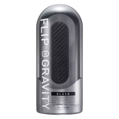 Tenga Flip Zero 0 Gravity Black – pažangus daugkartinio naudojimo intymus prietaisas