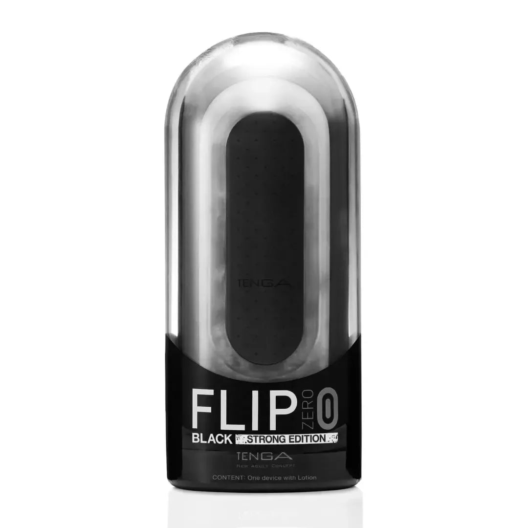 Tenga Flip Zero Black – pažangus intymus prietaisas, Strong Edition