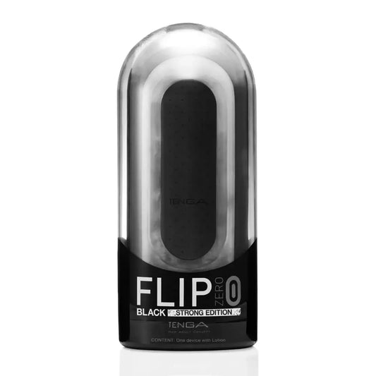 Tenga Flip Zero Black – pažangus intymus prietaisas, Strong Edition