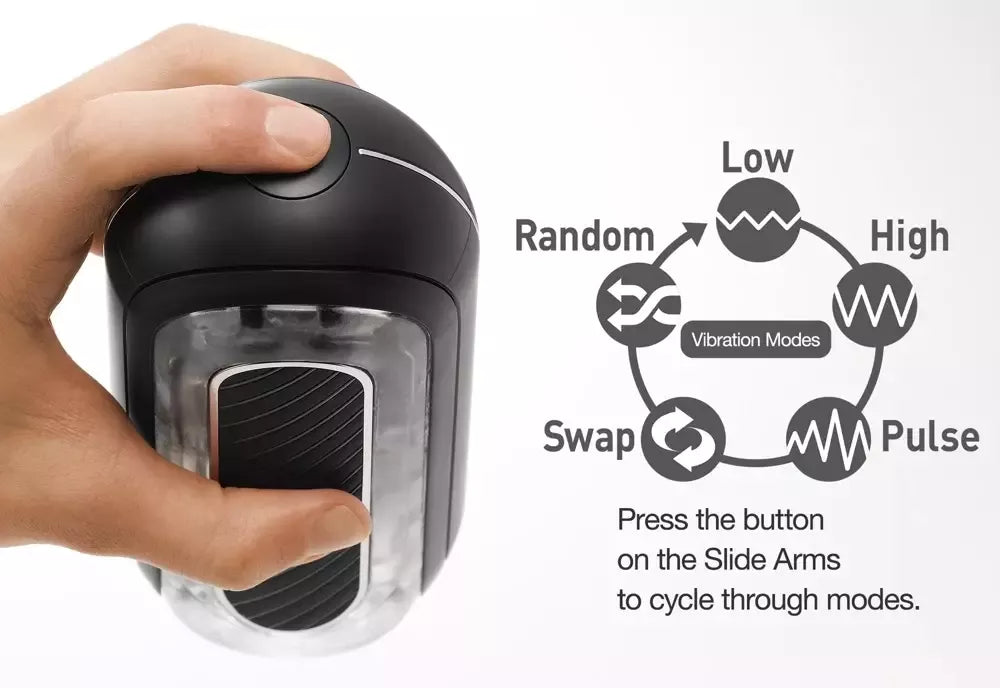 Tenga Flip Zero Gravity Black elektroninis vibruojantis intymus prietaisas