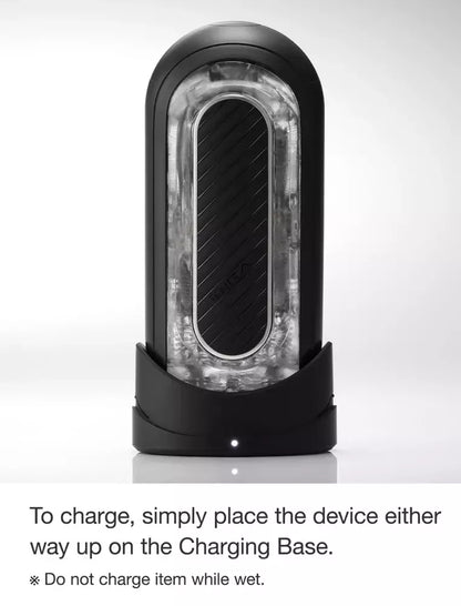 Tenga Flip Zero Gravity Black elektroninis vibruojantis intymus prietaisas