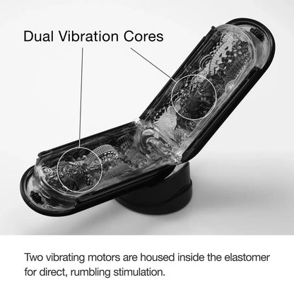 Tenga Flip Zero Gravity Black elektroninis vibruojantis intymus prietaisas