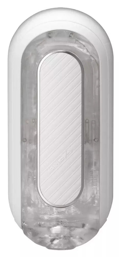 Tenga Flip Zero Gravity White – pažangi vibracinė stimuliacijos sistema, 18 cm