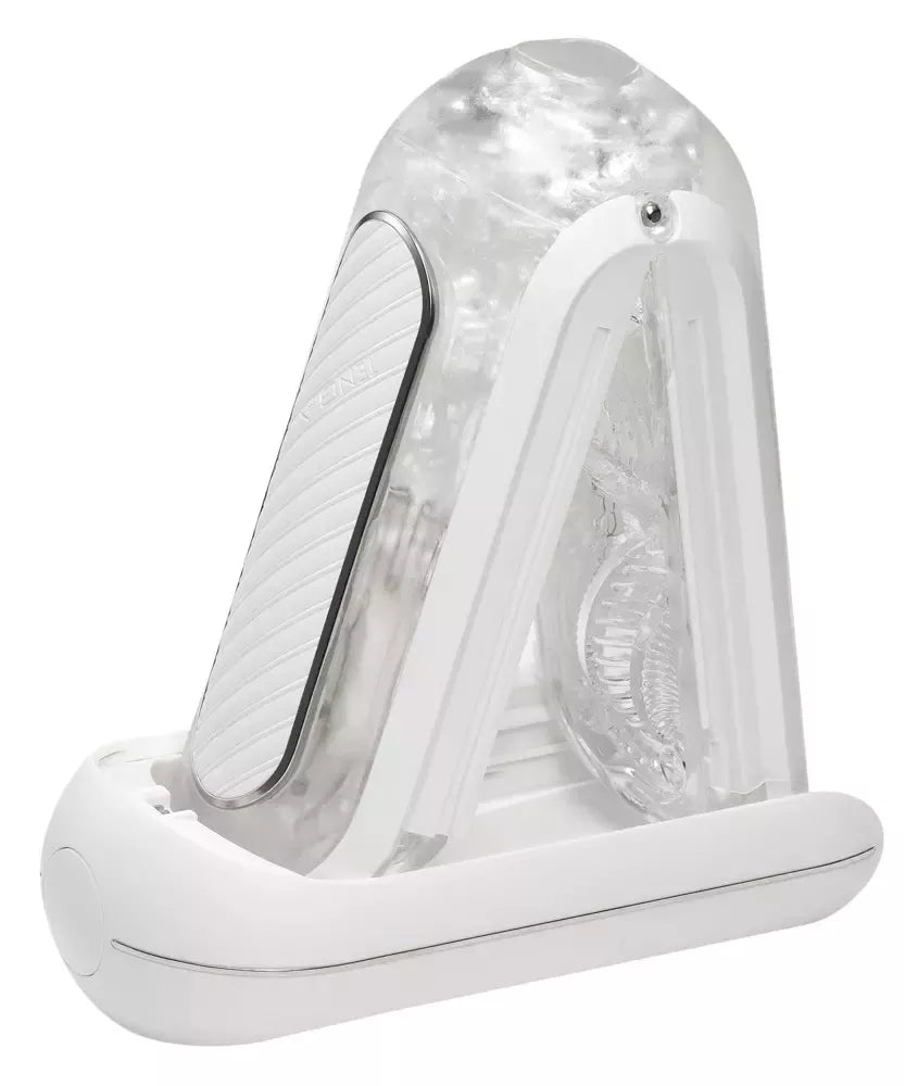 Tenga Flip Zero Gravity White – pažangi vibracinė stimuliacijos sistema, 18 cm