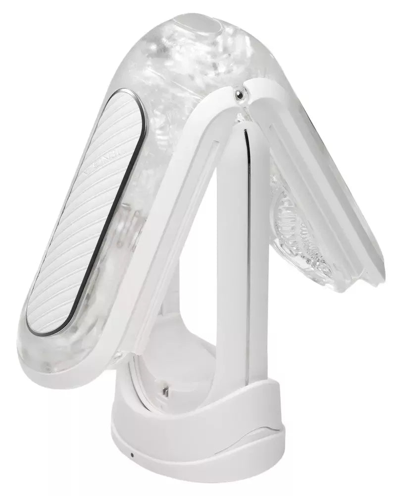 Tenga Flip Zero Gravity White – pažangi vibracinė stimuliacijos sistema, 18 cm