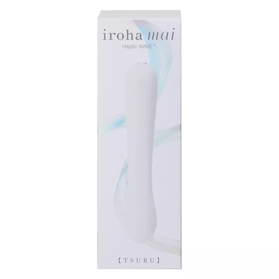 Tenga Iroha Mai Tsuru – Haptic Wave silikoninis intymus masažuoklis, rožinis
