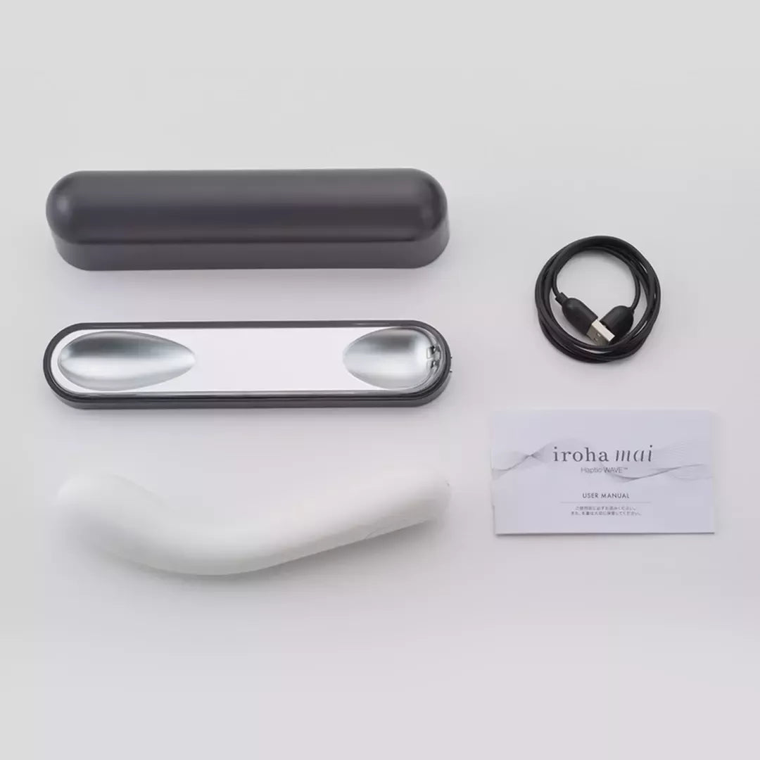 Tenga Iroha Mai Tsuru – Haptic Wave silikoninis intymus masažuoklis, rožinis