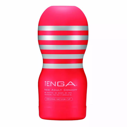 Tenga Original Vacuum Cup Medium intymios stimuliacijos sistema raudona-balta