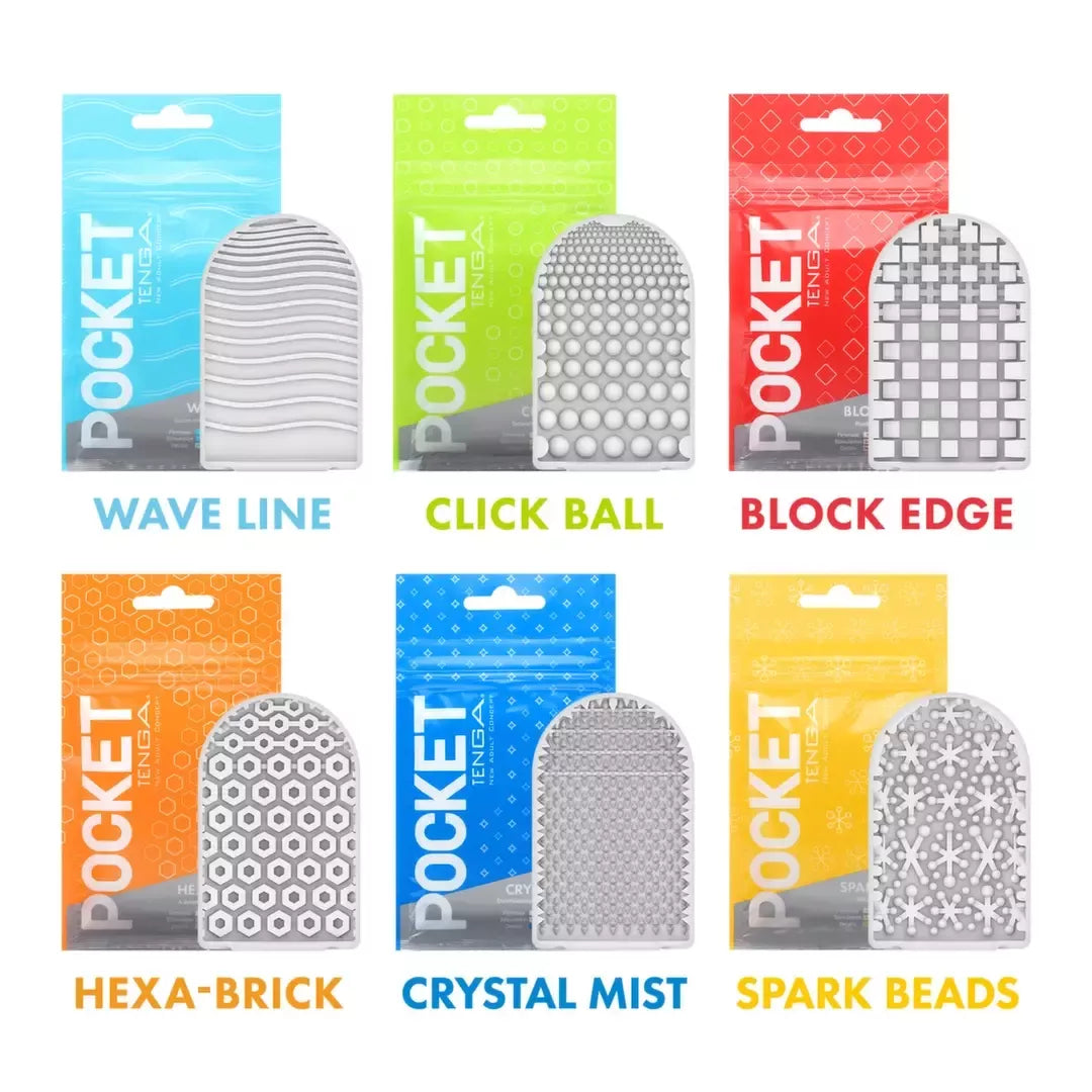 Tenga Pocket Spark Beads – kompaktiškas kelioninis intymus įrenginys, higieniška pakuotė