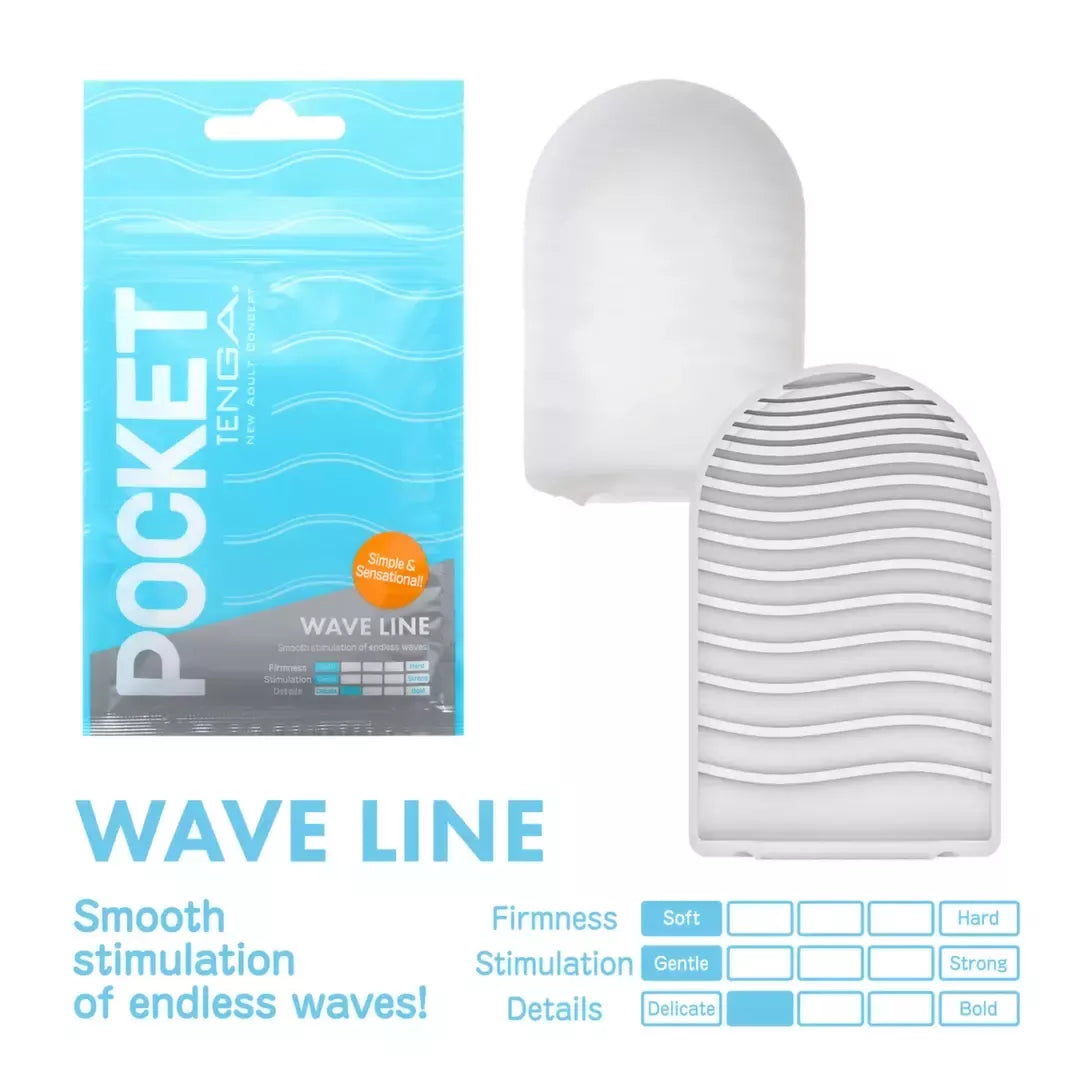 Tenga Pocket Wave Line – kompaktiškas lankstus intymus prietaisas