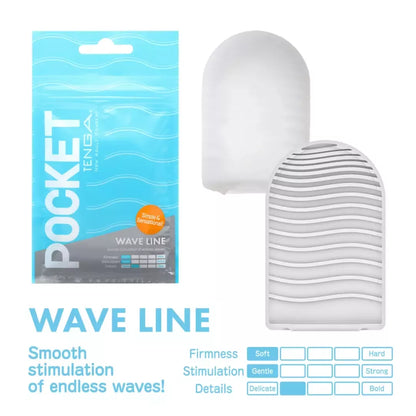 Tenga Pocket Wave Line – kompaktiškas lankstus intymus prietaisas