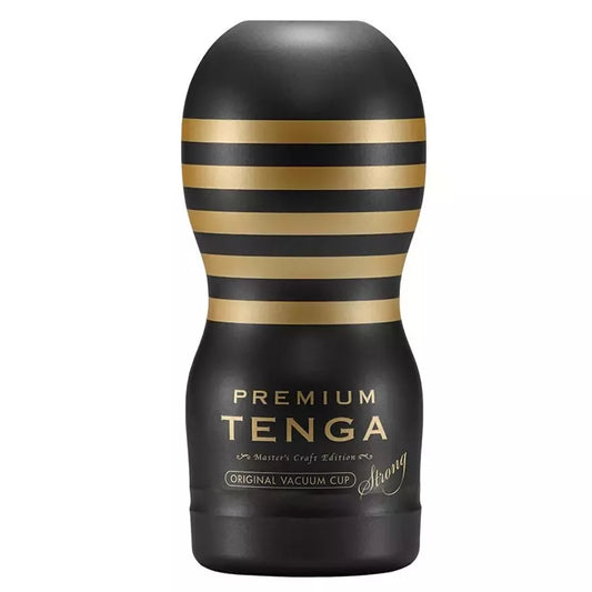 Tenga Premium Original Vacuum Cup Strong – patobulinta siurbimo sistema, juoda