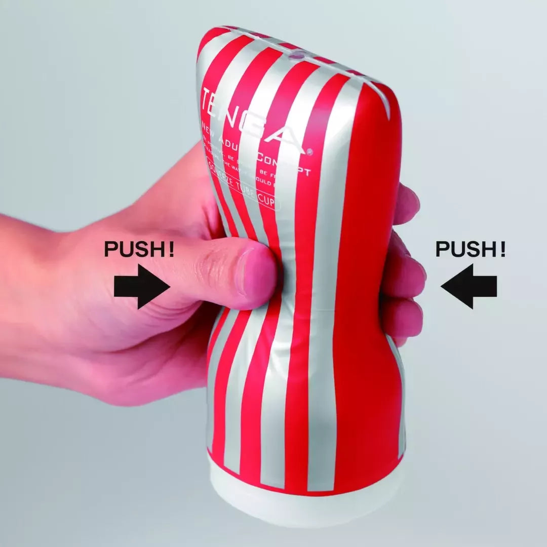 Tenga Soft Case CUP Medium – Adaptuojama slėgio stimuliavimo sistema