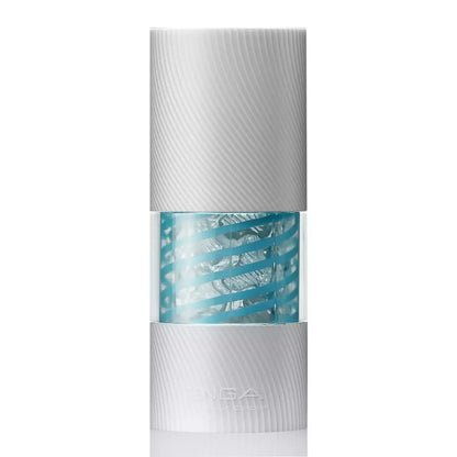 TENGA Spinner 01 Tetra – geometriškai tekstūruotas intymus prietaisas, skaidrus