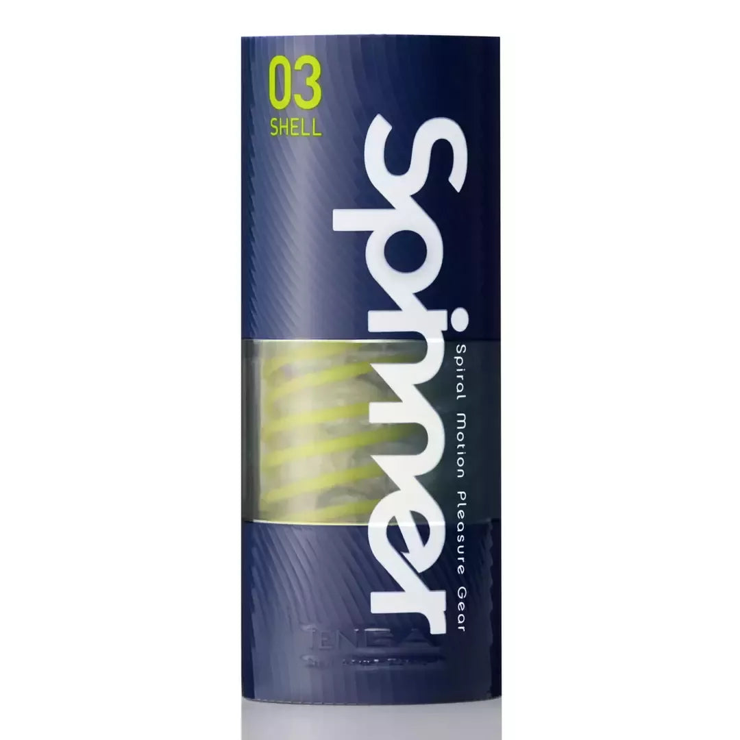 TENGA Spinner 03 Shell – savaime besisukantis intymios srities prietaisas, tvirtos struktūros