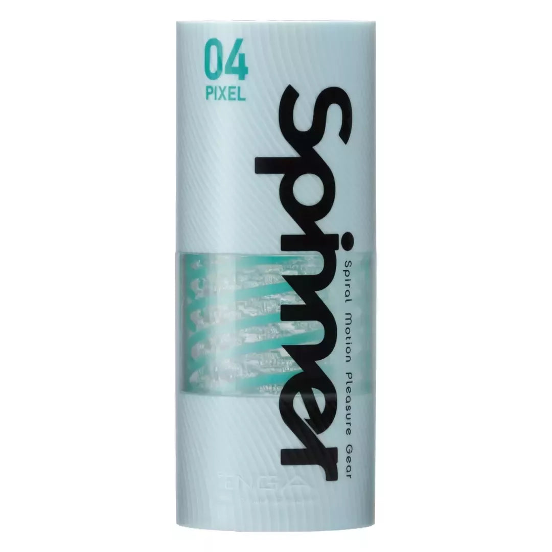 Tenga Spinner 04 Pixel besisukantis stimuliatorius su spiraline tekstūra