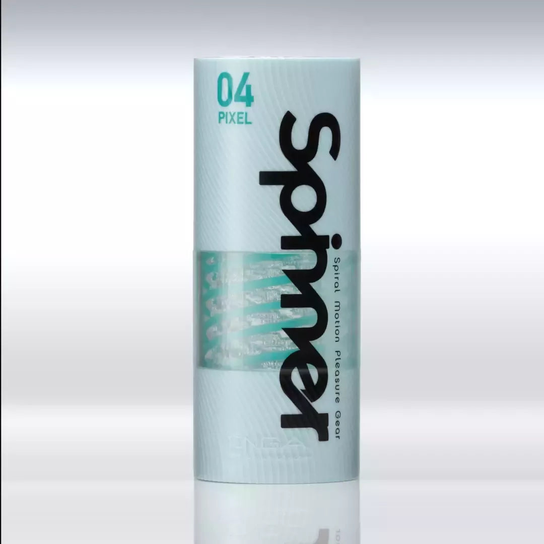 Tenga Spinner 04 Pixel besisukantis stimuliatorius su spiraline tekstūra