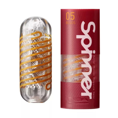 Tenga Spinner 05 Beads intymus prietaisas su spiraline karoliukų tekstūra