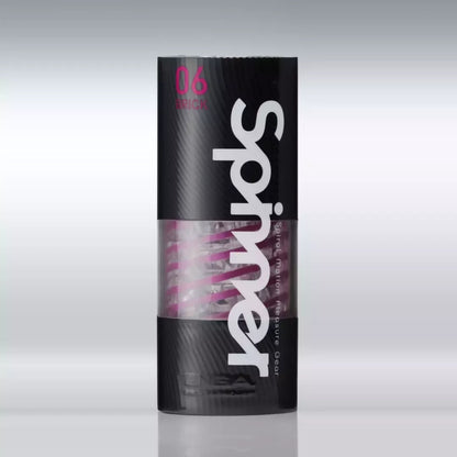 Tenga Spinner 06 Brick besisukantis intymus prietaisas – tekstūrinis spiralinis dizainas