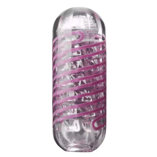Tenga Spinner 06 Brick besisukantis intymus prietaisas – tekstūrinis spiralinis dizainas
