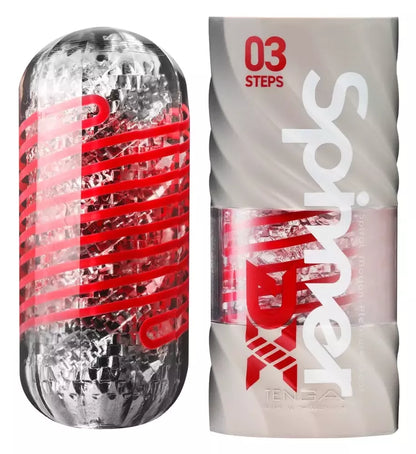 Tenga Spinner Deluxe 03 Steps – besisukantis intymus įrenginys, 14 cm