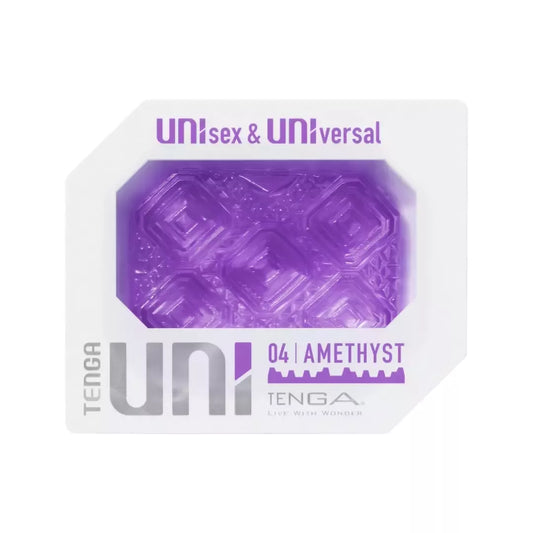 Tenga Uni Amethyst Sleeve – Unisex lankstus intymus aksesuaras, purpurinis