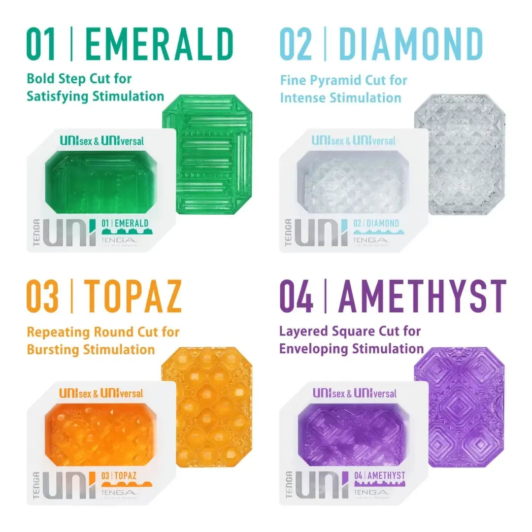 Tenga UNI Emerald universali tampri mova, minkšta medžiaga, ekologiškas dėklas