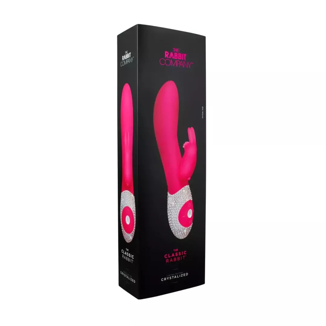 The Rabbit Company Classic Rabbit Bling Pink Intimais dviejų variklių modelis