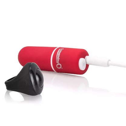 The Screaming O Charged Remote Panty System Red, USB būdu įkraunama