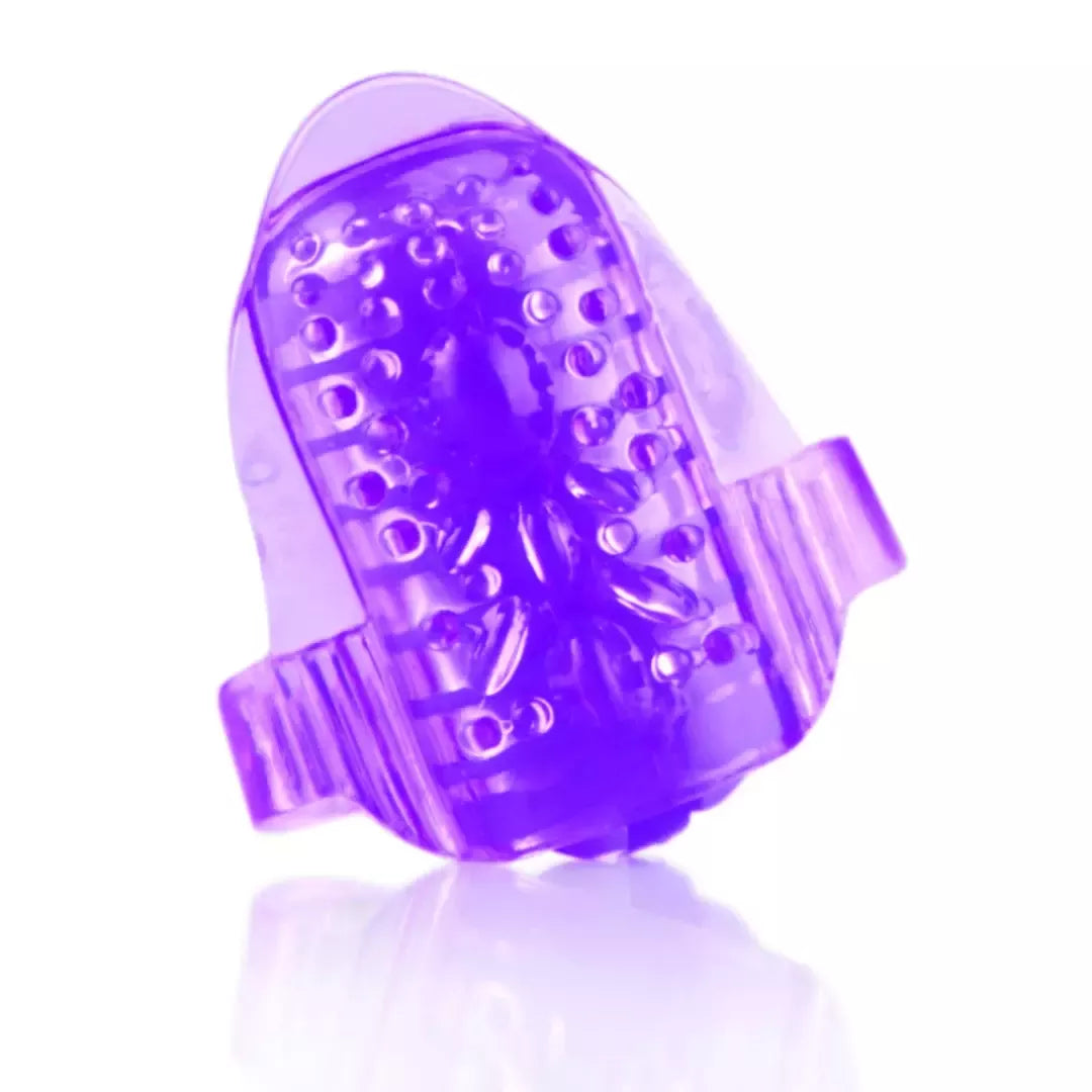 The Screaming O LingO Purple – kompaktiškas vibruojantis liežuvio priedas SEBS