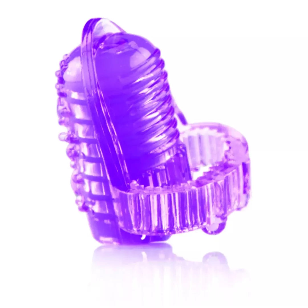 The Screaming O LingO Purple – kompaktiškas vibruojantis liežuvio priedas SEBS