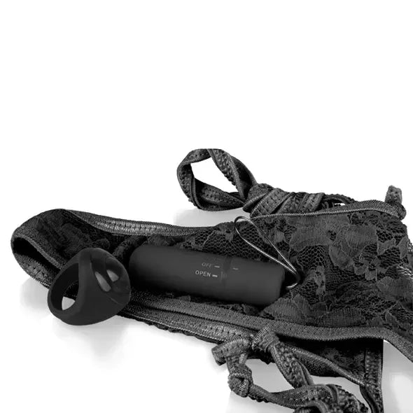 The Screaming O My Secret Remote Panty Vibe Black – 10 vibracijos režimų rinkinys