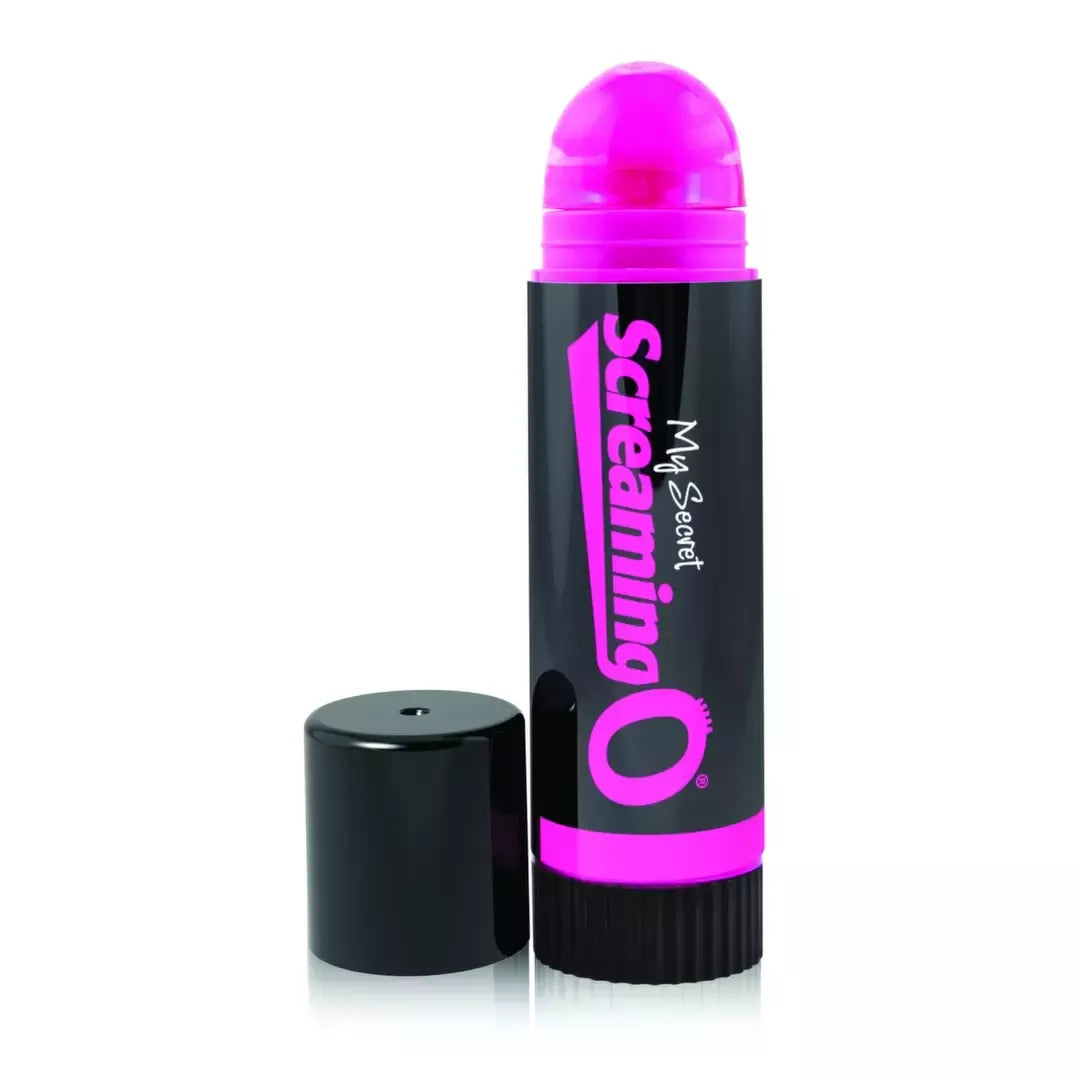 The Screaming O My Secret Vibrating Lip Balm rožinis mini intymus prietaisas