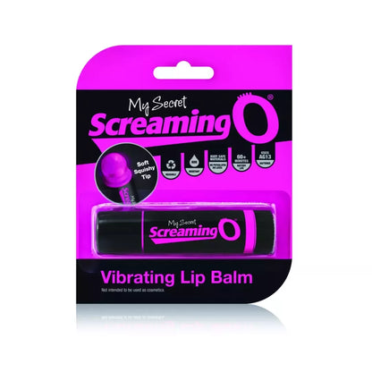 The Screaming O My Secret Vibrating Lip Balm rožinis mini intymus prietaisas