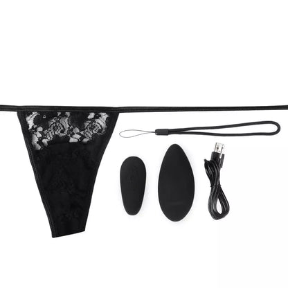 The Screaming O Premium Ergonomic Panty Set Black įkraunamas su nuotolinio valdymo pulteliu