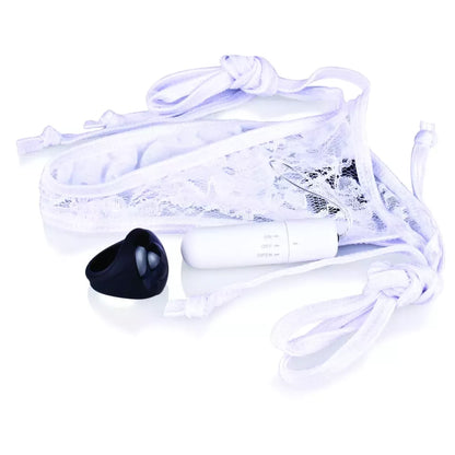The Screaming O Remote Control Intimate Panty Vibe Set White, reguliuojamas