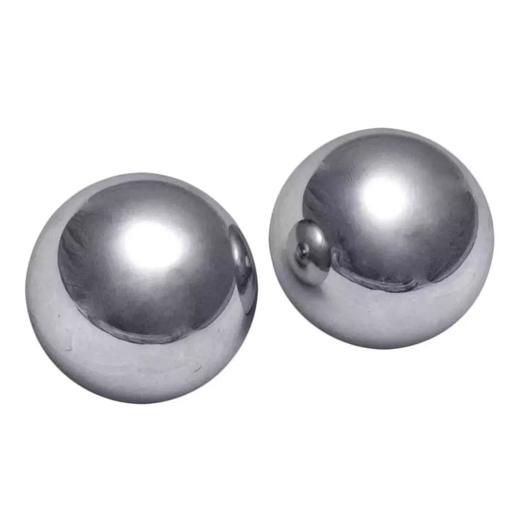 Titanica Steel Weighted Balls 2'' Grey – intensyvi intymių raumenų treniravimo sistema