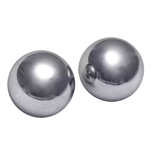 Titanica Steel Weighted Balls 2'' Grey – intensyvi intymių raumenų treniravimo sistema
