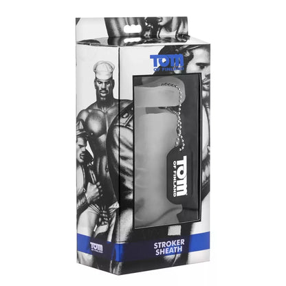 Tom of Finland itin švelni briaunuota mova su dirželiu kamuoliukui, tampri