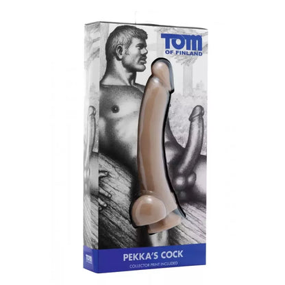 Tom of Finland Pekka Model silikoninis intymus prietaisas, juodos spalvos, 28 cm
