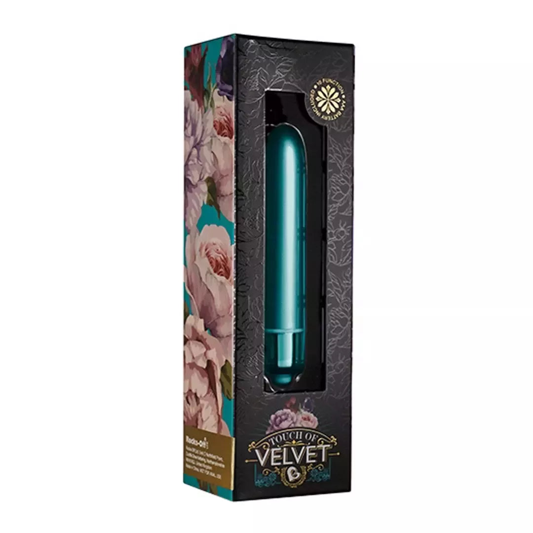 Touch of Velvet Vibrating Bullet Pink – kompaktiškas intymus masažuoklis
