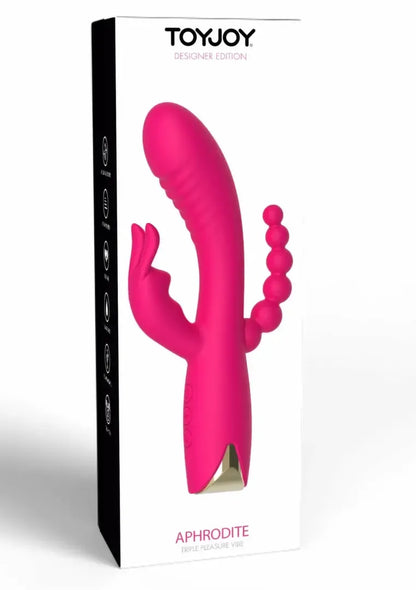 TOYJOY Aphrodite Triple Vibrator Designer Edition, dvigubo variklio sistema