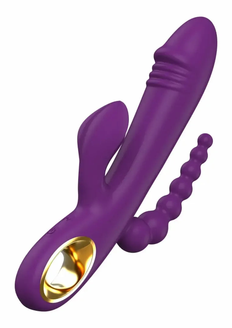 TOYJOY Caleona Triple Temptation vibratorius su trimis zonomis, rožinis, 10 režimų, 8713221841834