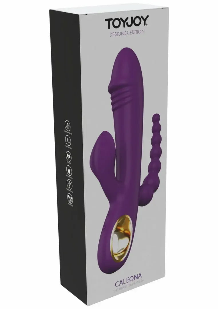 TOYJOY Caleona Triple Temptation vibratorius su trimis zonomis, rožinis, 10 režimų, 8713221841834