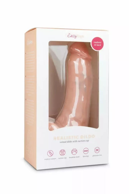TOYJOY Classic 20 cm silikoninis modelis – lankstus anatominis dizainas, smėlio spalvos