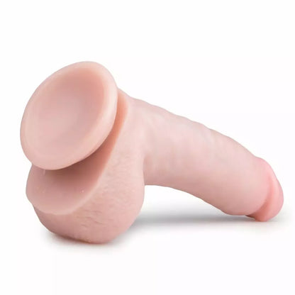 TOYJOY Classic 20 cm silikoninis modelis – lankstus anatominis dizainas, smėlio spalvos