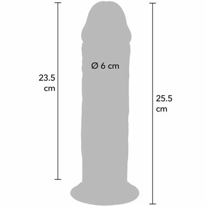 TOYJOY Get Real Deluxe dvigubo tankio intymus žaislas, 25,5 cm, TPE