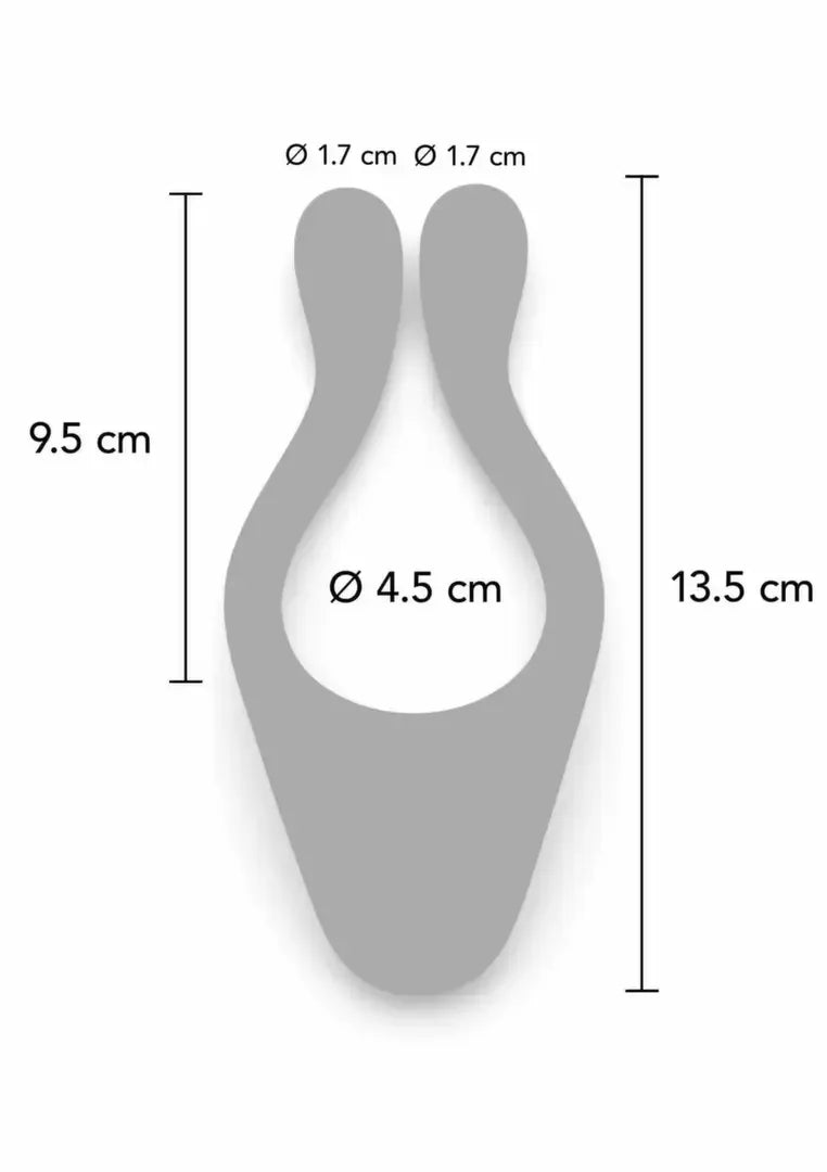 TOYJOY Icon 2 Superb porų masažuoklis su nuotolinio valdymo pulteliu, silikoninis, mėlynas