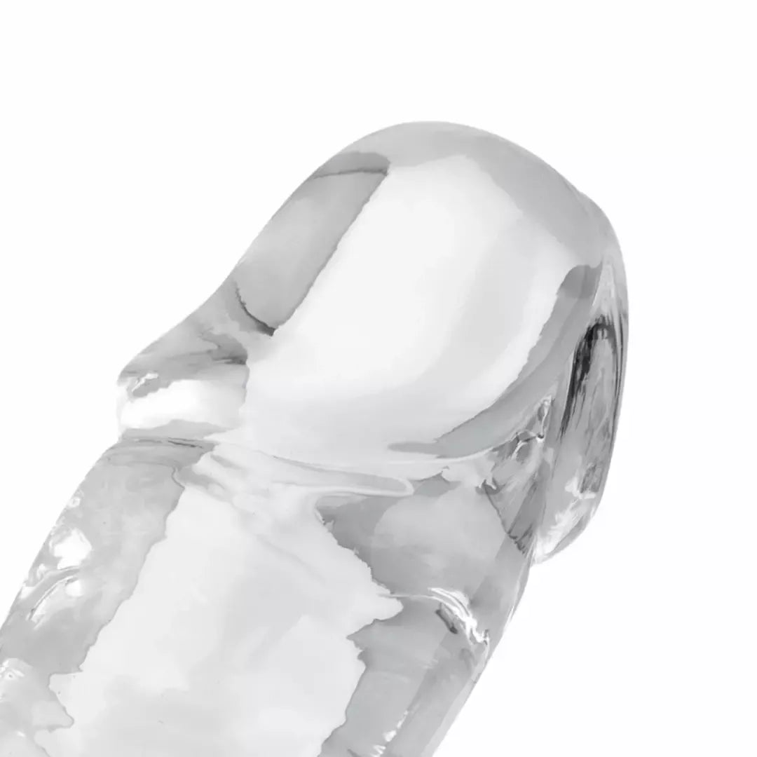 TOYJOY Jelly Series Intymus Prietaisas 14 cm - Minkštas skaidrus modelis